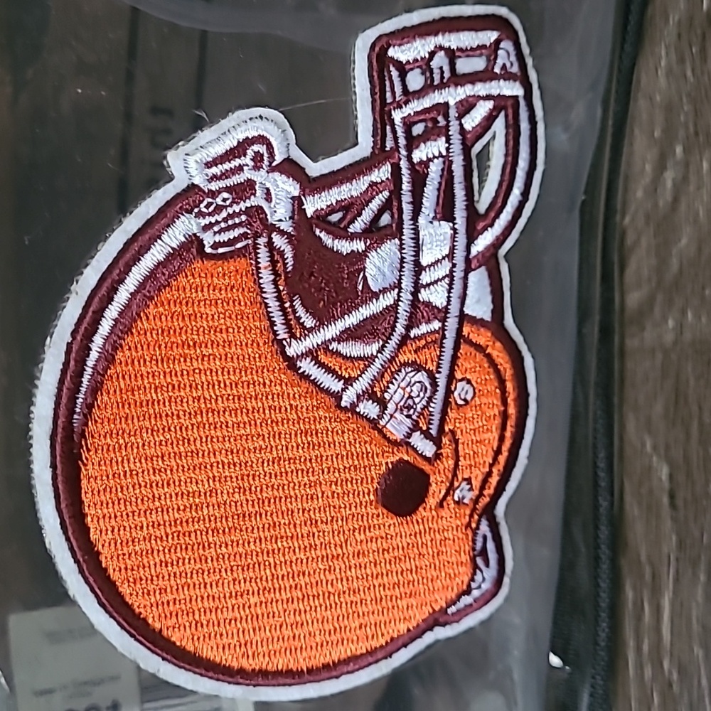 Clear Crossbody Bag with Orange Helmet Design For Cleveland Browns - Picture 2 of 6
